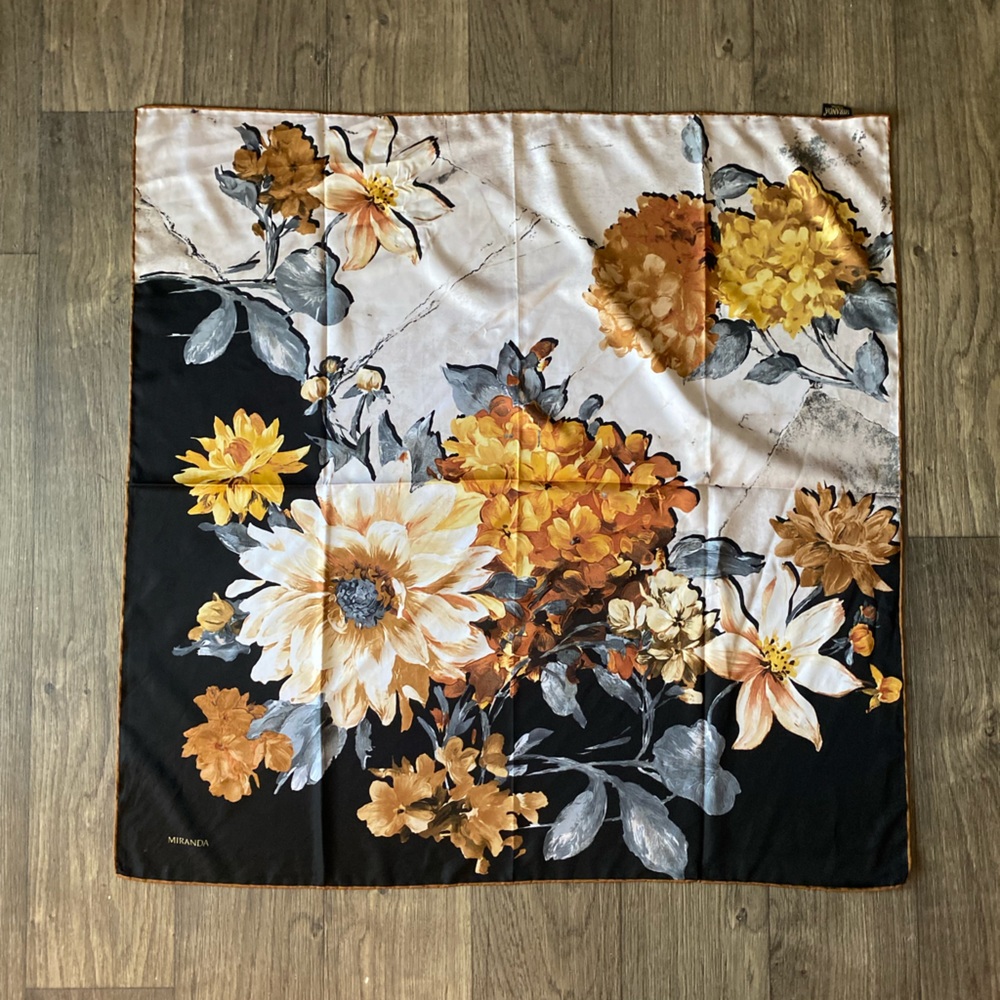 Turkish Satin Square Scarf